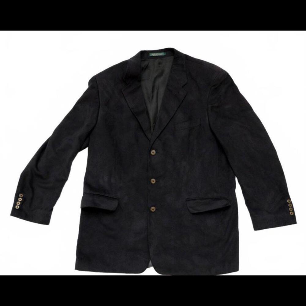 Chaps Classic Navy 3 Button Sports Coat Men's Size 44T